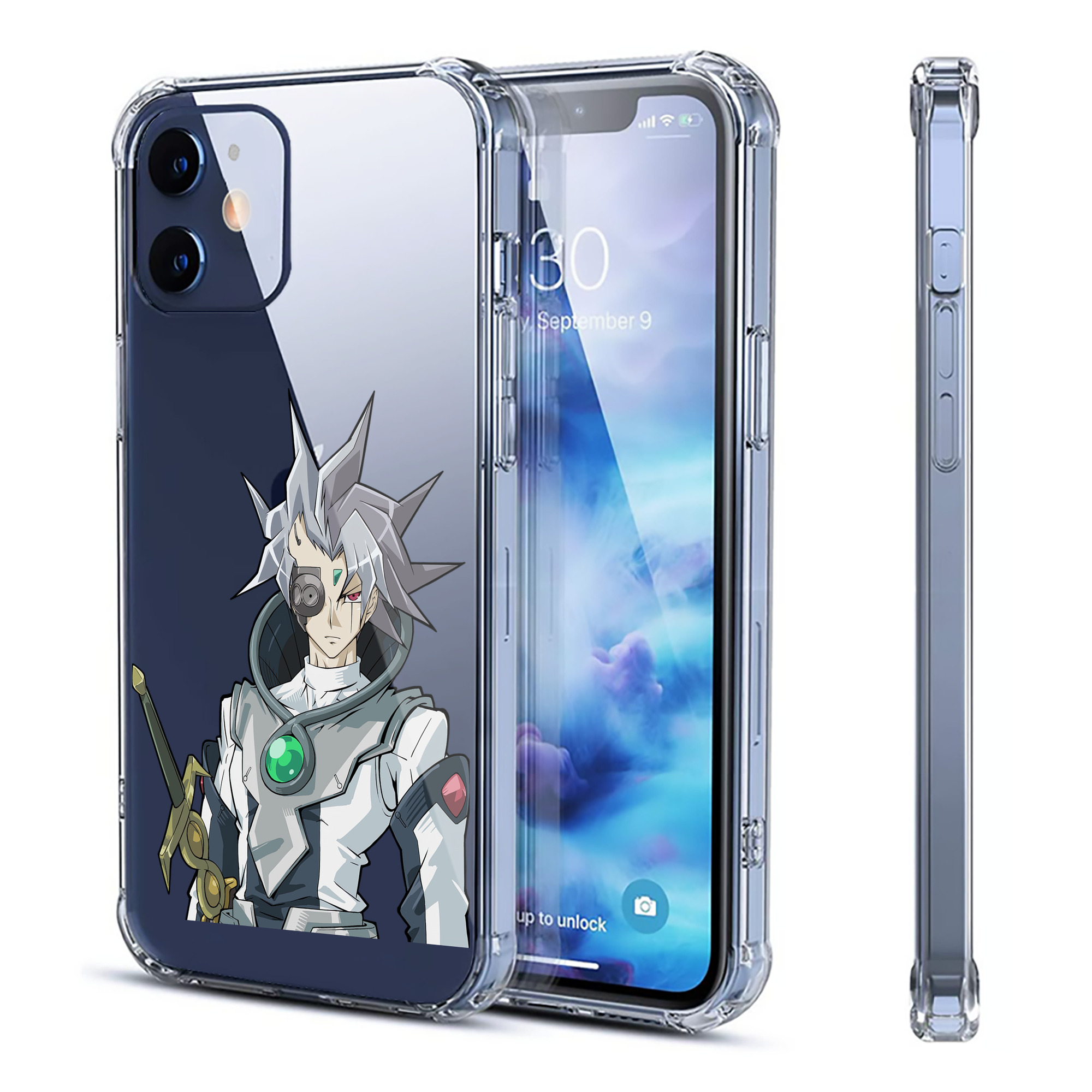 （画像用） 遊☆戯☆王 Yu-Gi-Oh! 【iPhone 12シリーズ対応】透明スマホケース（クリアソフトケース）
